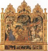 Sandro Botticelli Gentile da Fabriano,Adoration of the Magi (mk36) oil painting on canvas